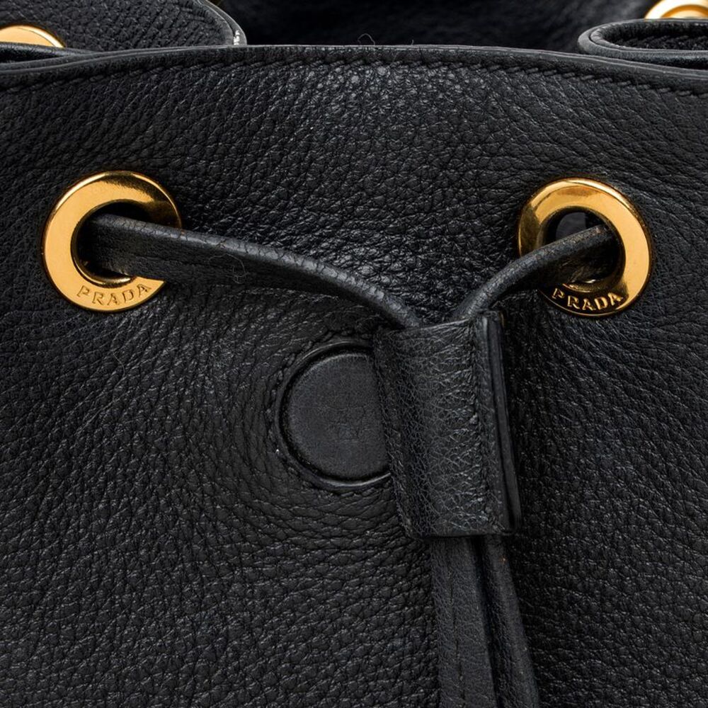 Prada Vitello Daino Drawstring Flap Backpack - Picture 9 of 14